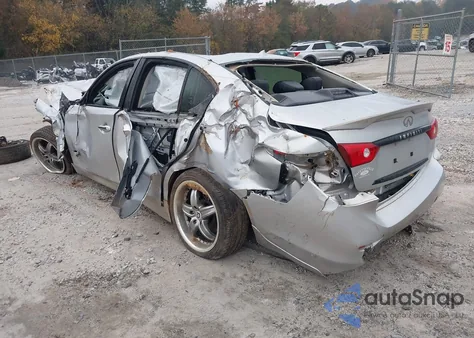 2014 Infiniti Q50 Premium z USA, uszkodzony, nr VIN JN1BV7AP8EM675628
